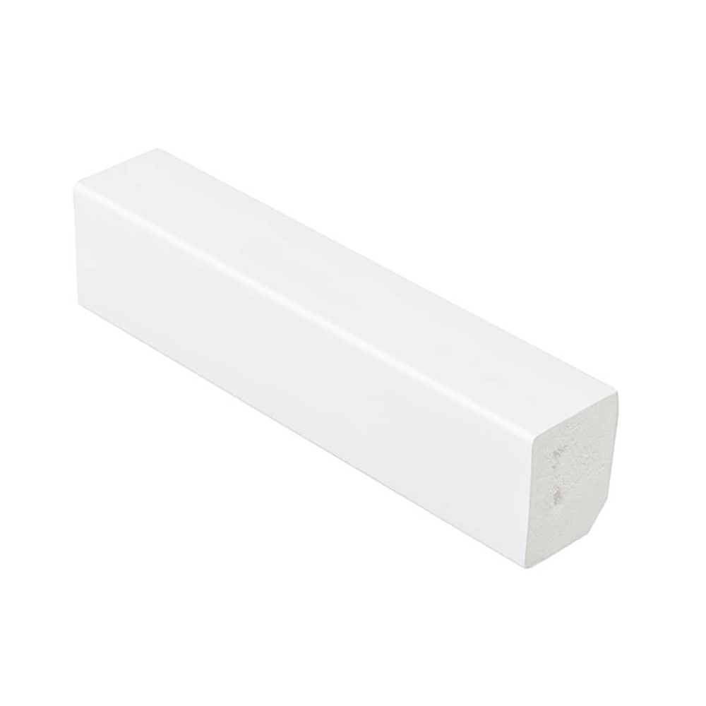 25mm x 30mm White uPVC Rectangular Block 5m Image